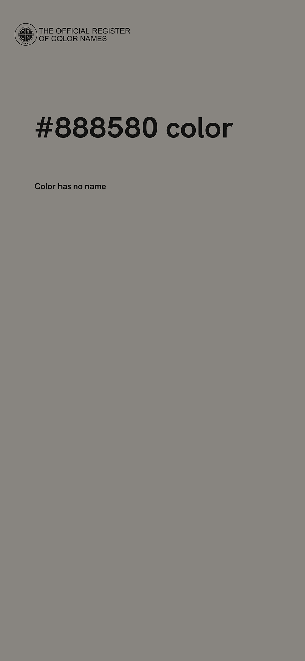 #888580 color image