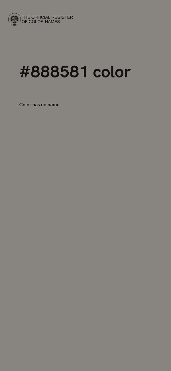 #888581 color image