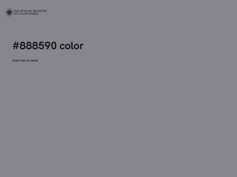 #888590 color image