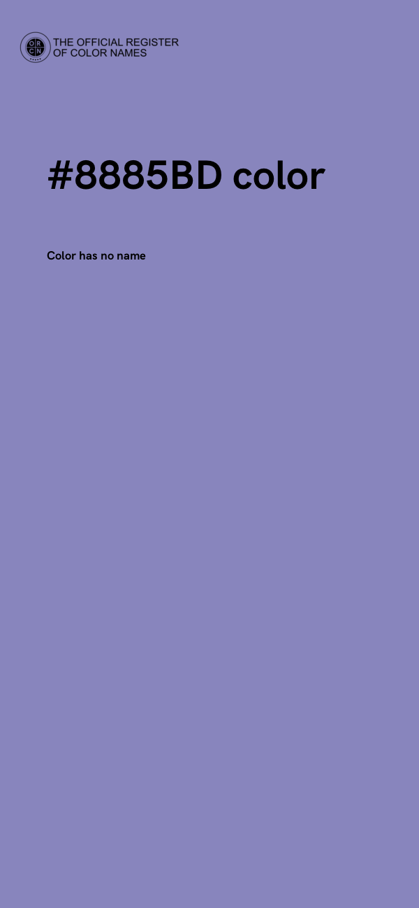 #8885BD color image