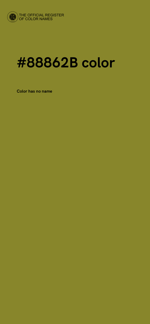 #88862B color image