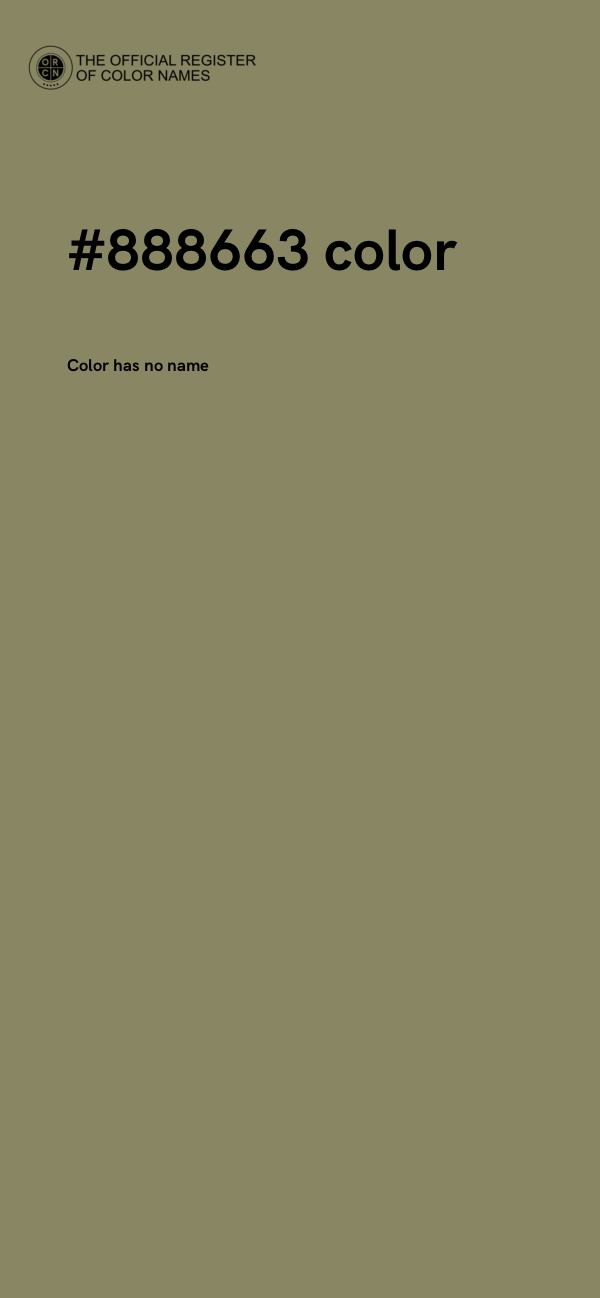 #888663 color image