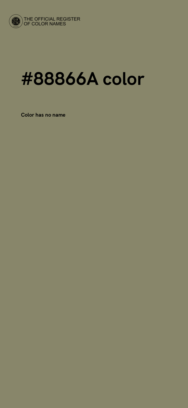 #88866A color image