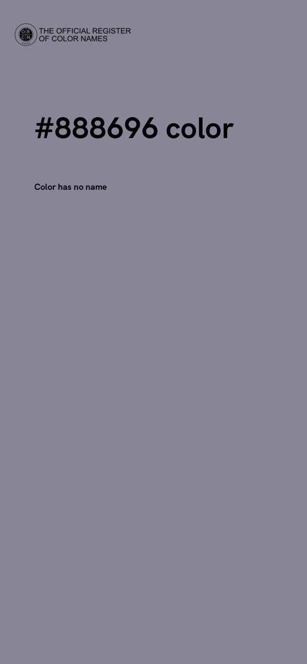#888696 color image