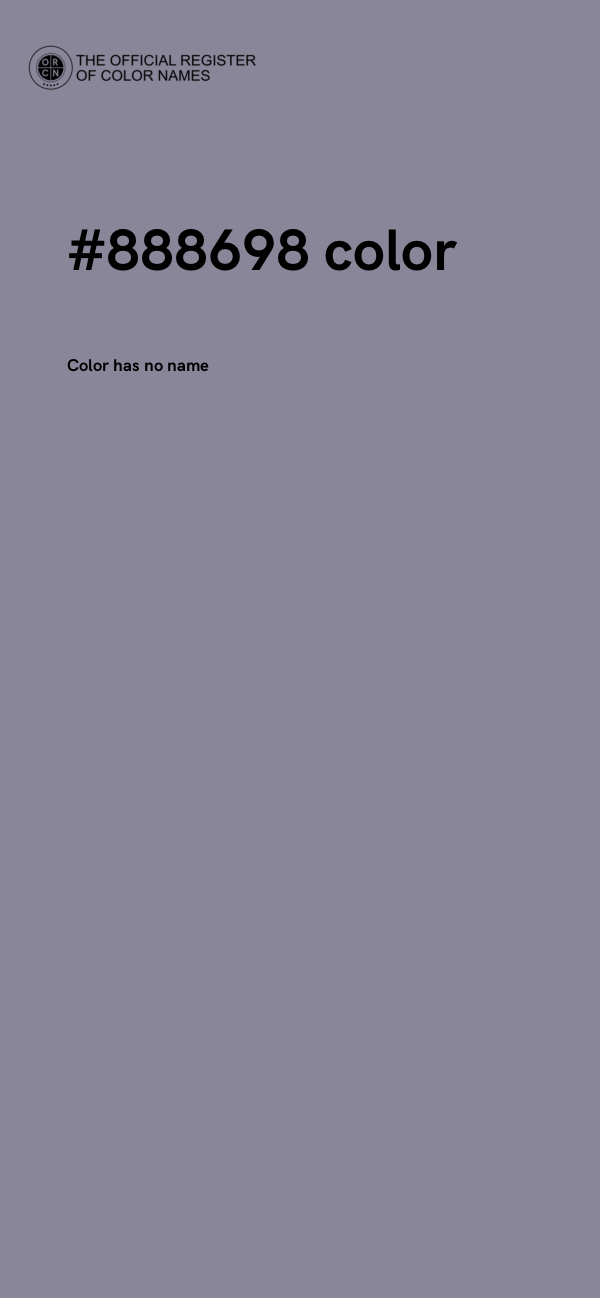 #888698 color image