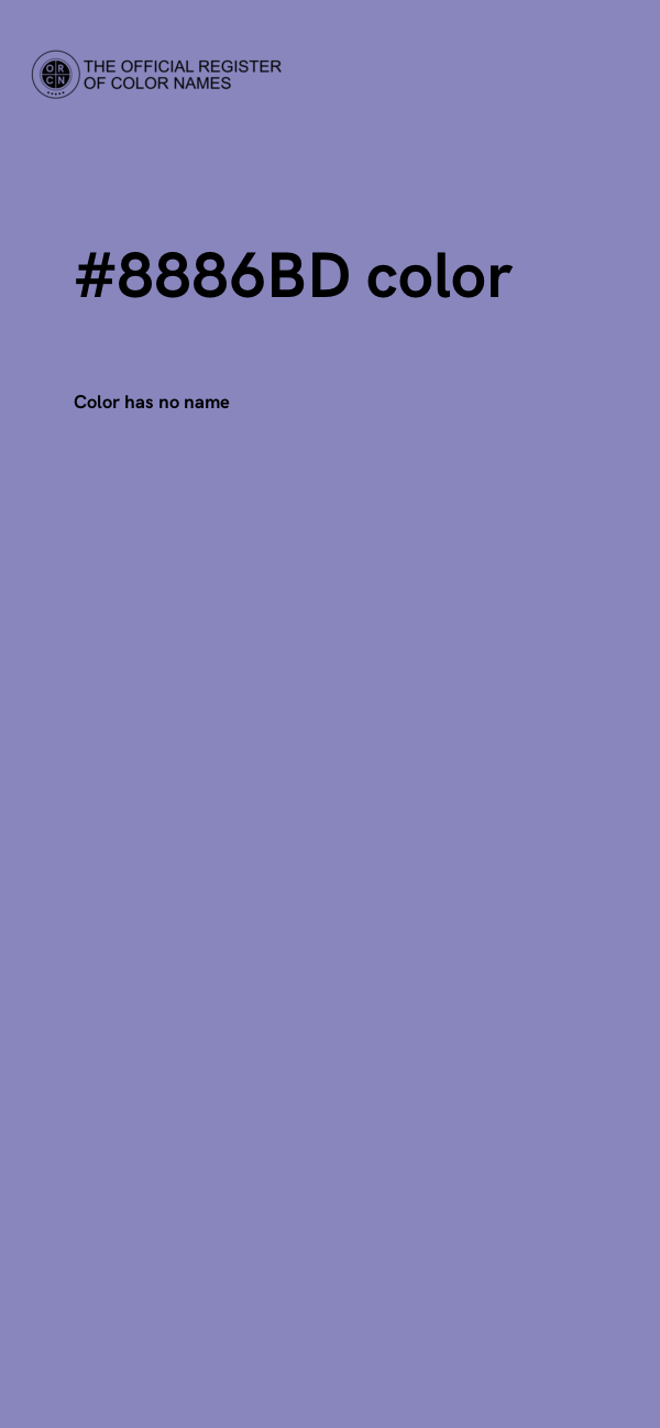 #8886BD color image