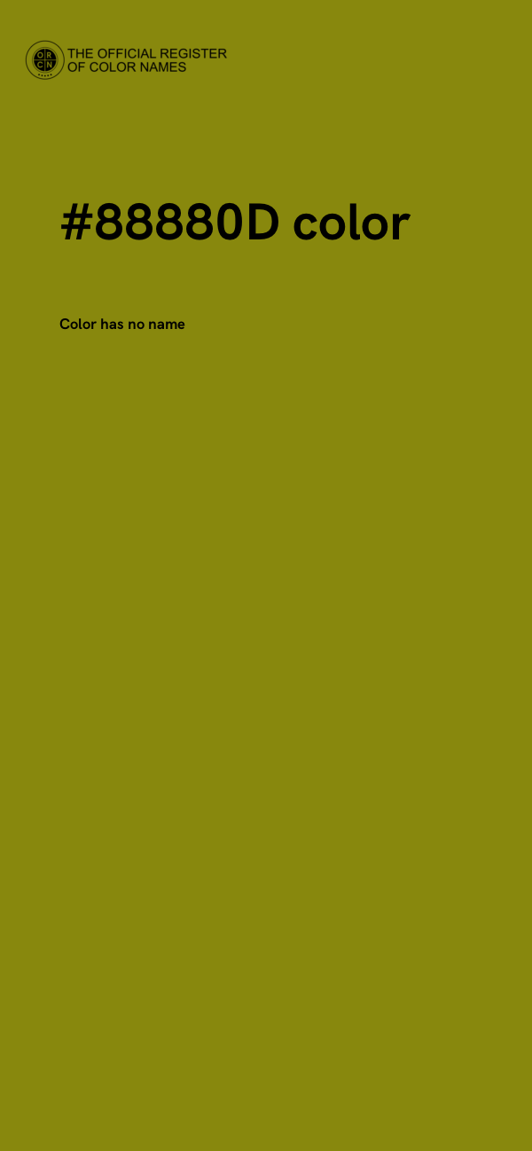 #88880D color image