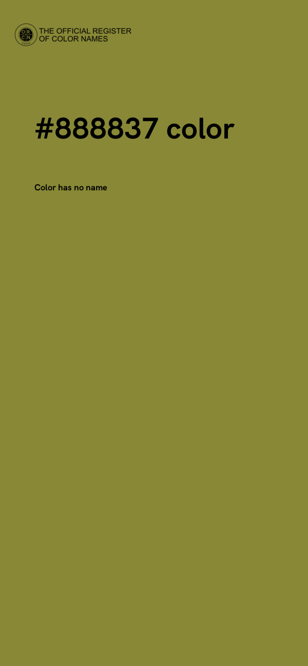 #888837 color image