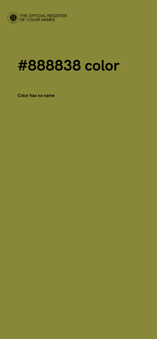 #888838 color image