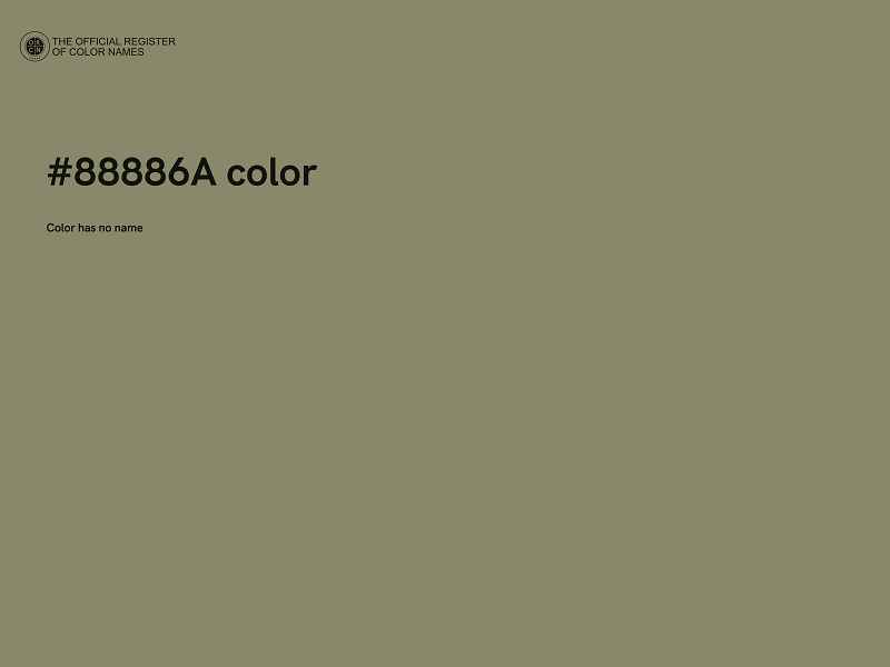 #88886A color image