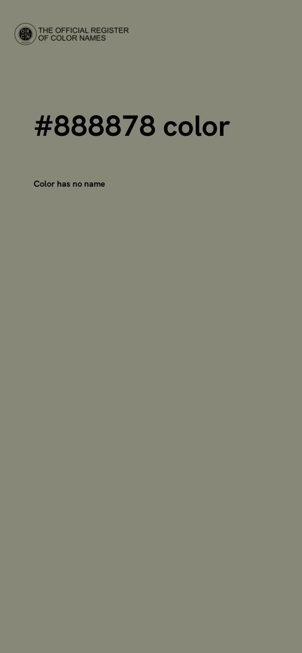 #888878 color image