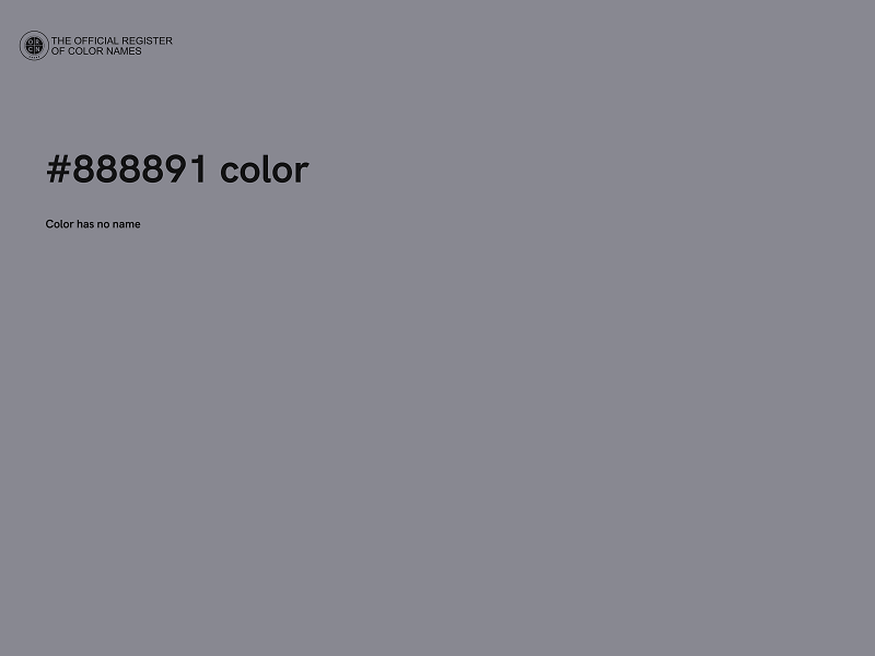 #888891 color image