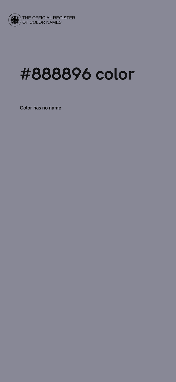 #888896 color image