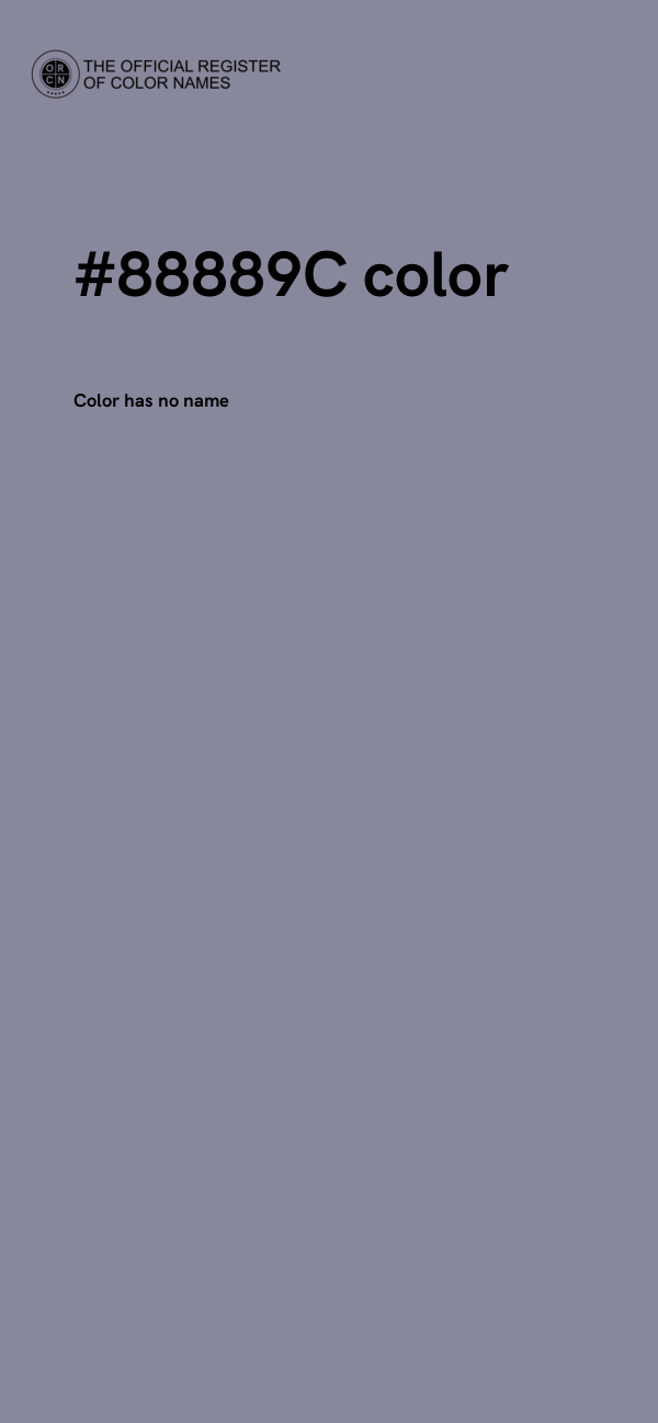 #88889C color image