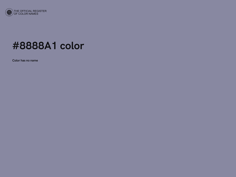 #8888A1 color image