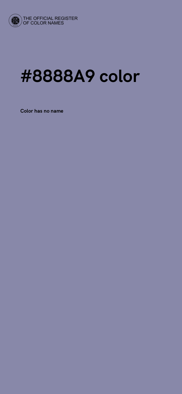 #8888A9 color image