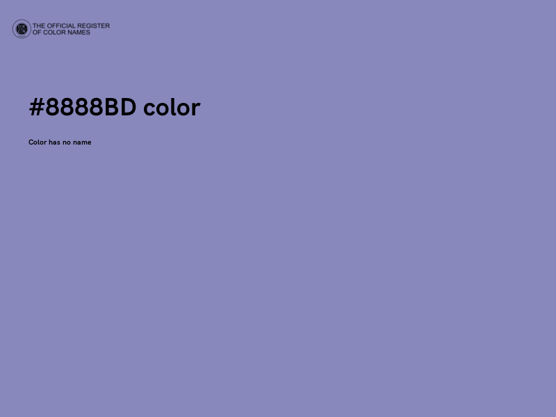 #8888BD color image