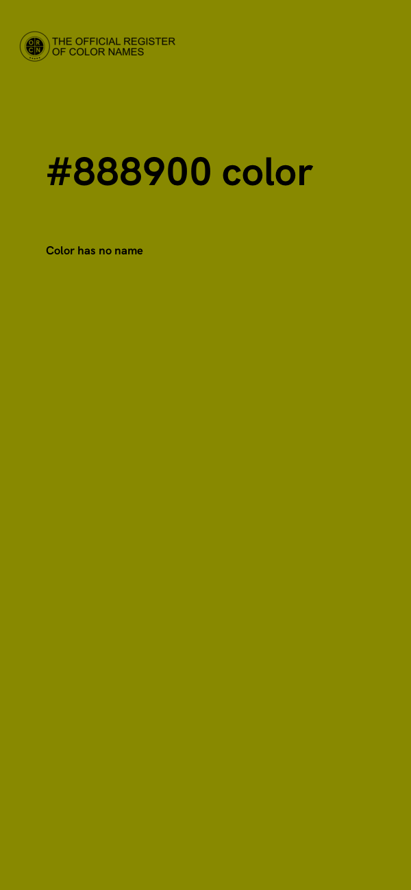 #888900 color image