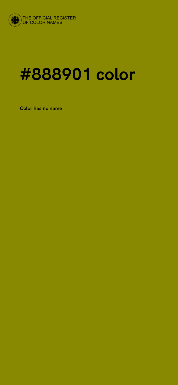 #888901 color image