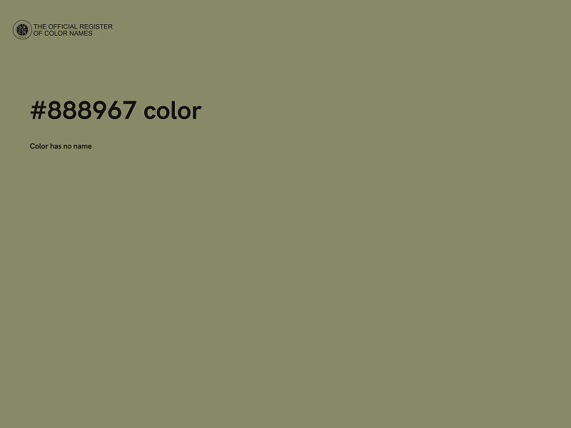 #888967 color image