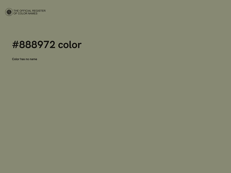 #888972 color image