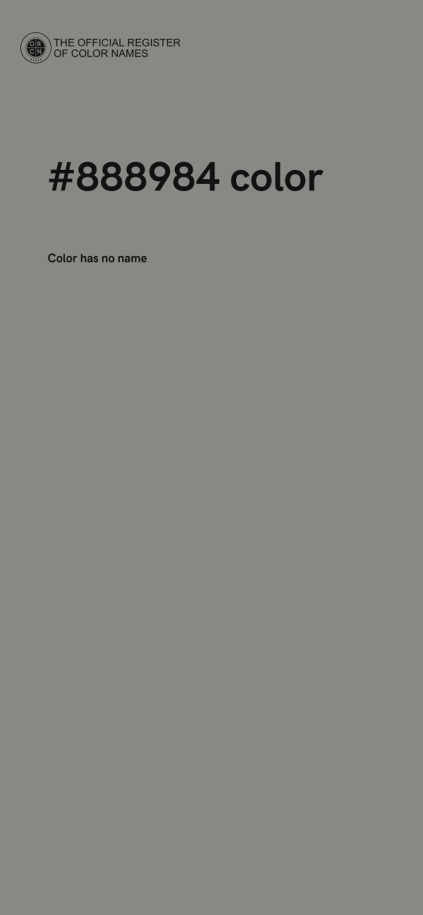 #888984 color image