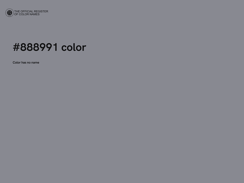 #888991 color image