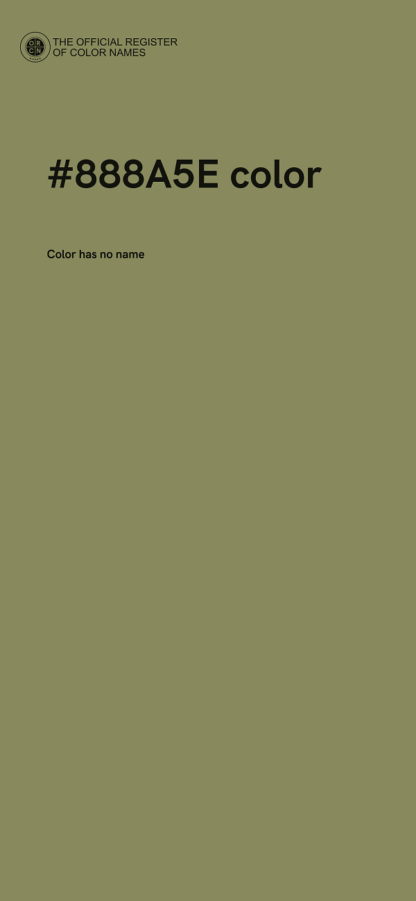 #888A5E color image