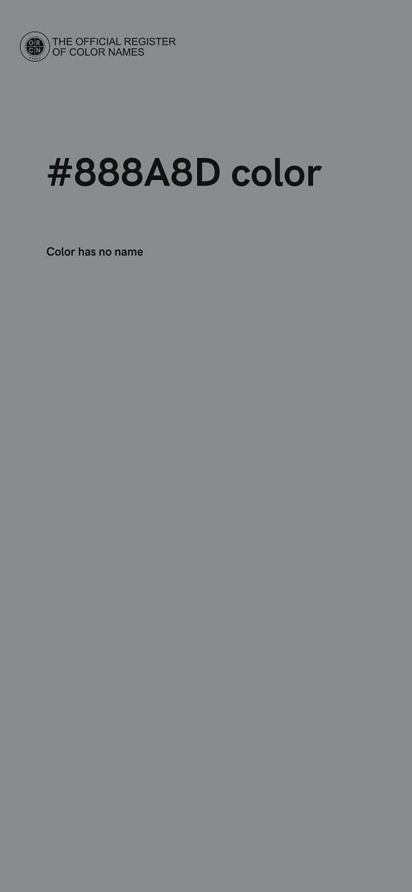 #888A8D color image