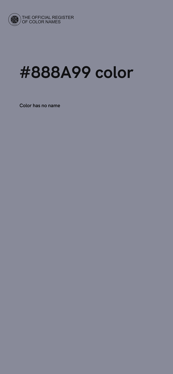 #888A99 color image