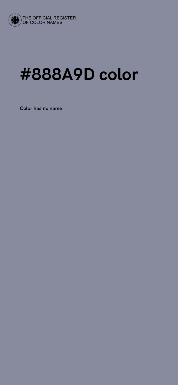 #888A9D color image