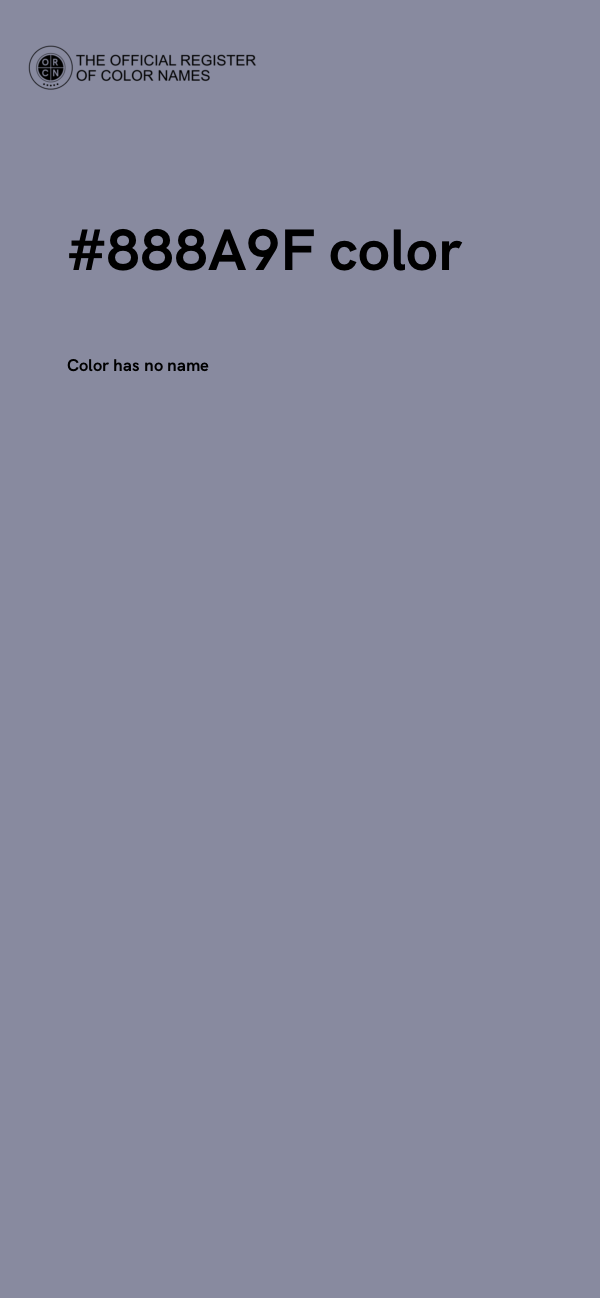 #888A9F color image