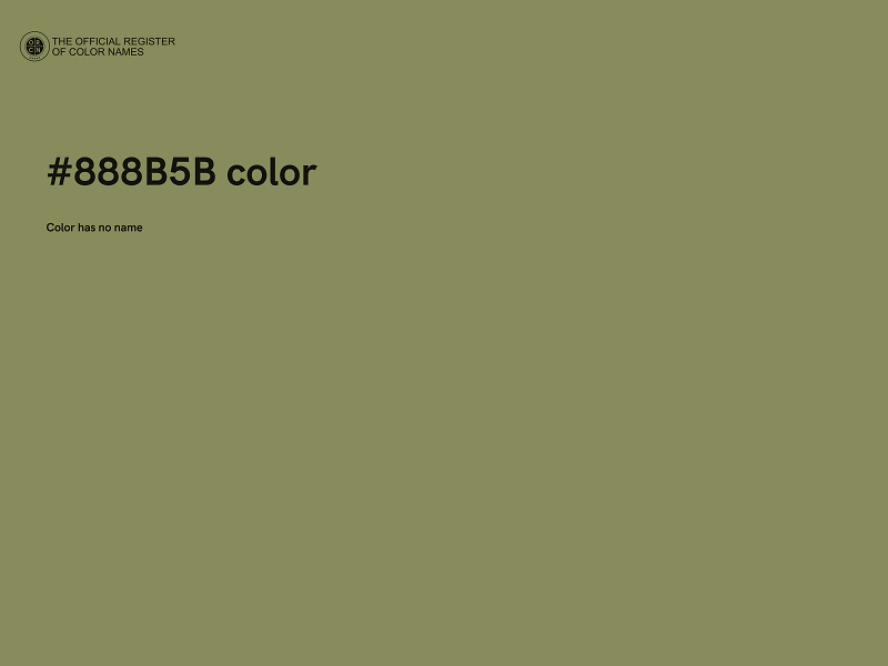 #888B5B color image