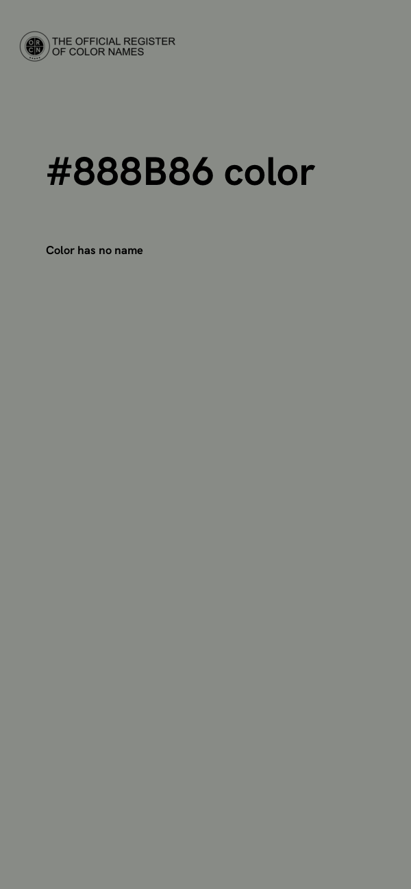 #888B86 color image