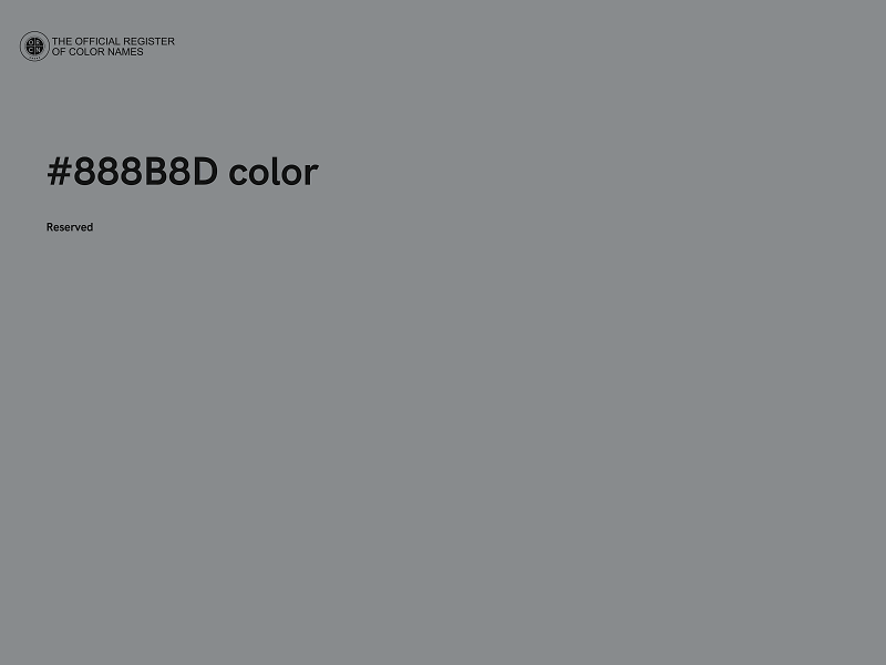 #888B8D color image