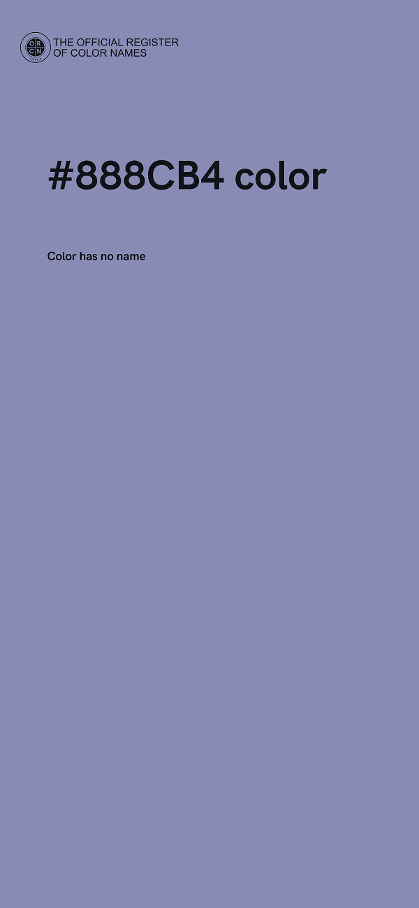#888CB4 color image