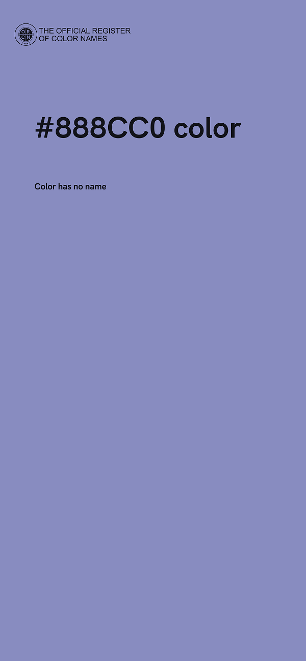 #888CC0 color image