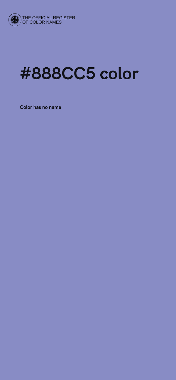 #888CC5 color image