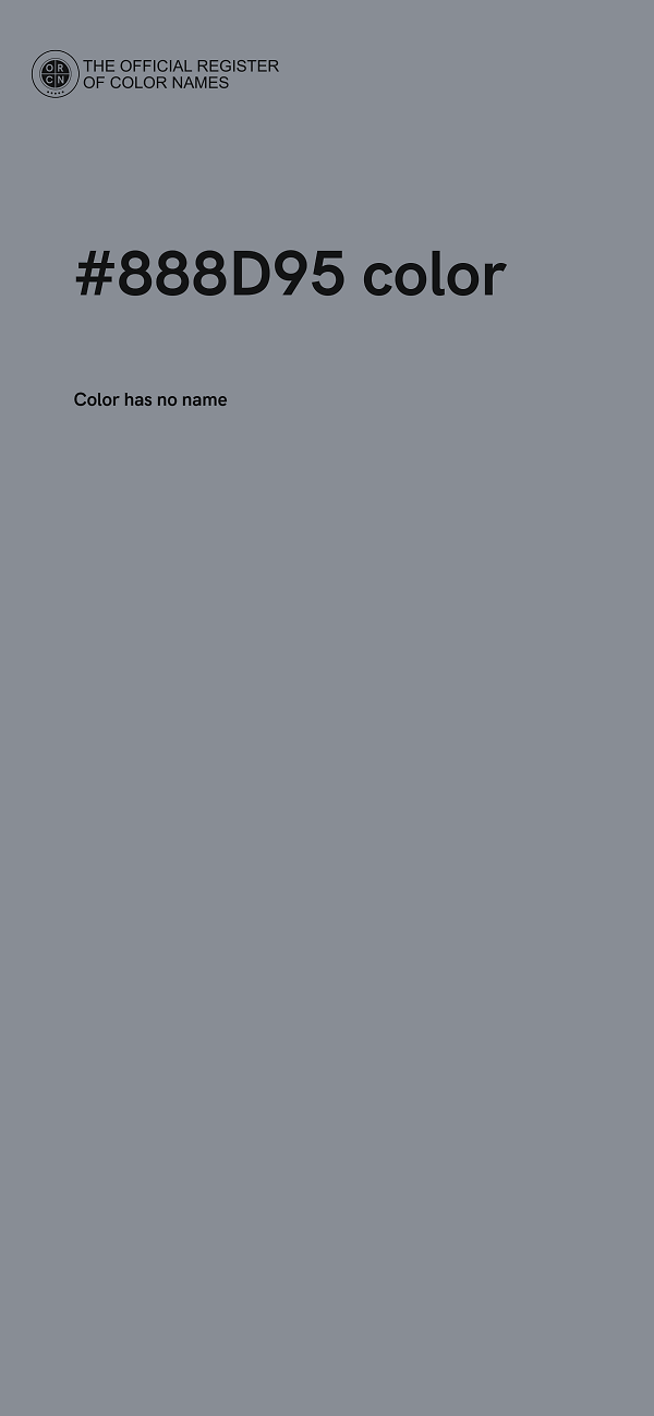 #888D95 color image