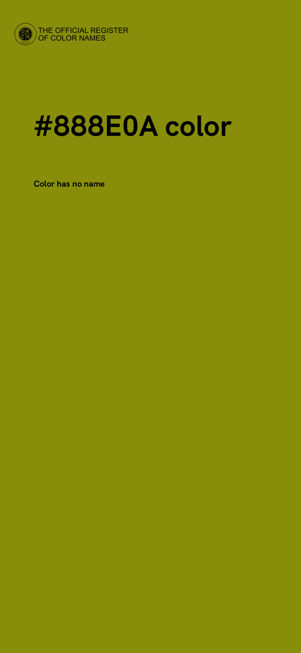 #888E0A color image