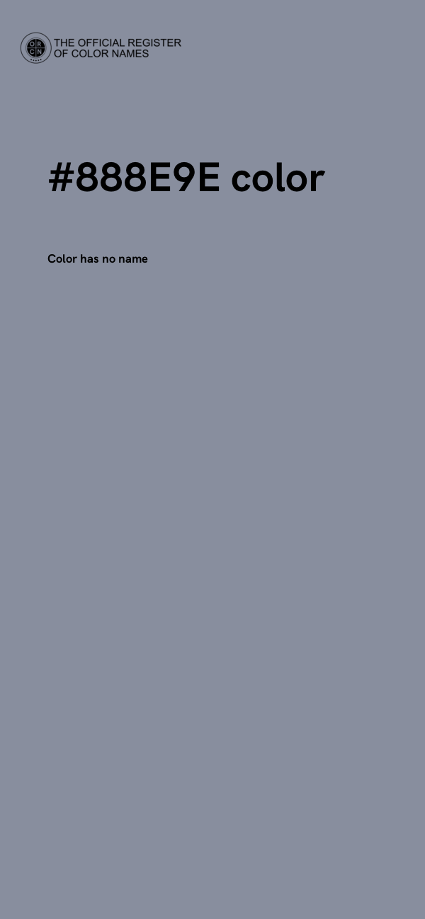 #888E9E color image