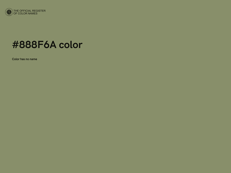 #888F6A color image