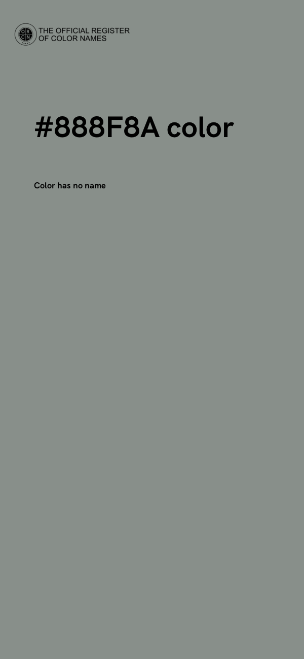 #888F8A color image