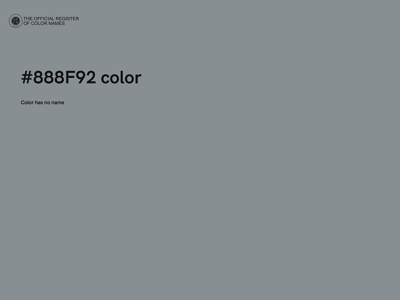 #888F92 color image