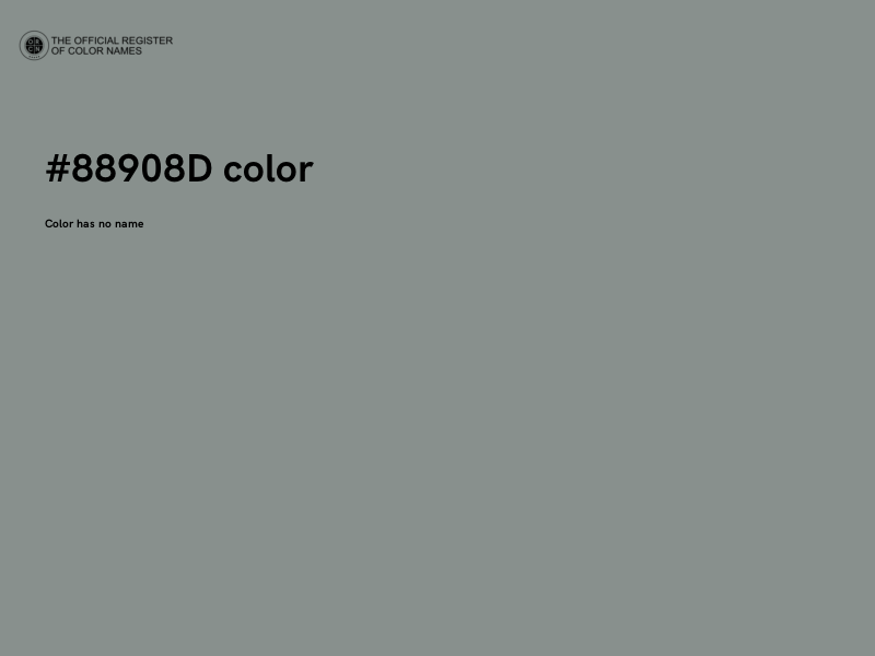 #88908D color image