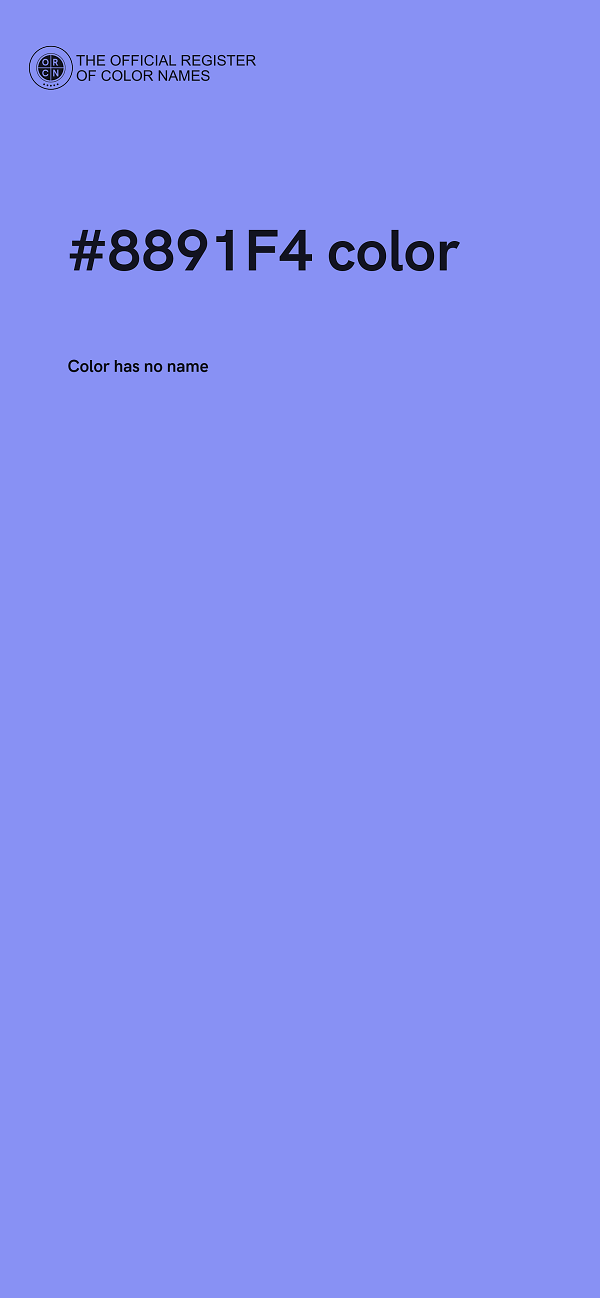 #8891F4 color image