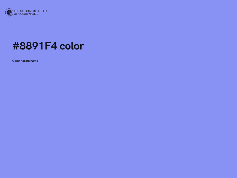 #8891F4 color image