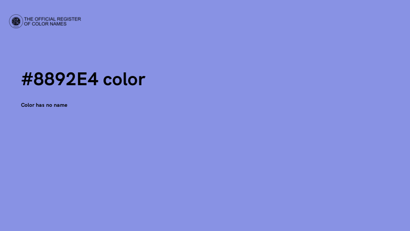#8892E4 color image