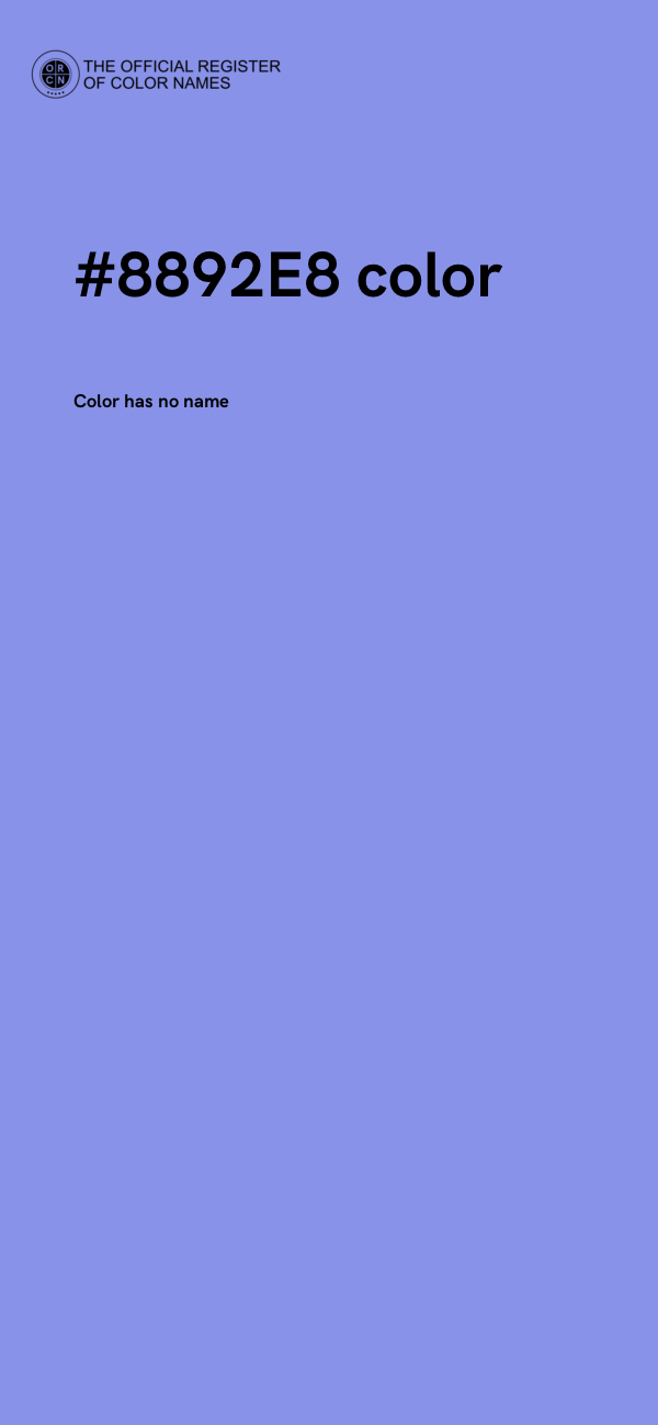 #8892E8 color image