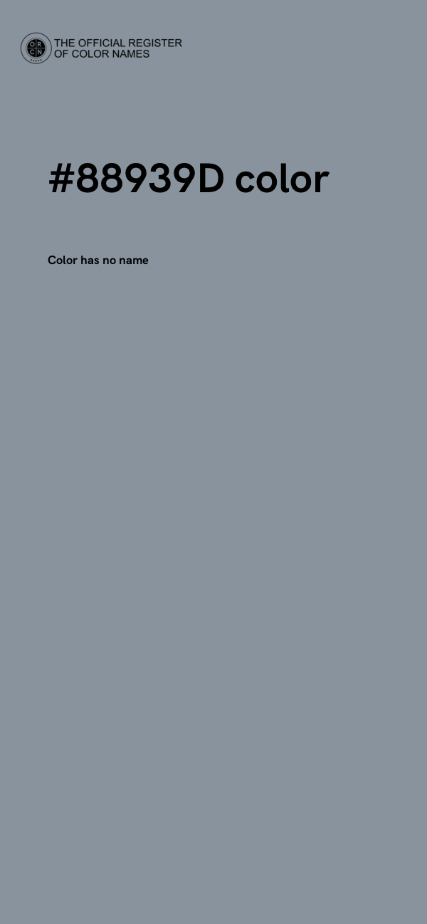 #88939D color image